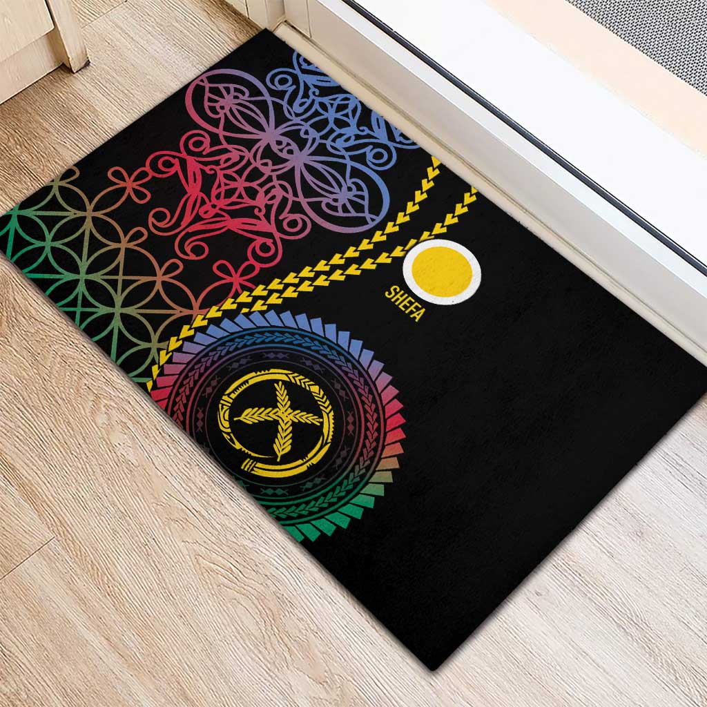 Proudly Ni-Van Sandroing Inspired Rubber Doormat Shefa Classic Style LT7 - Polynesian Pride