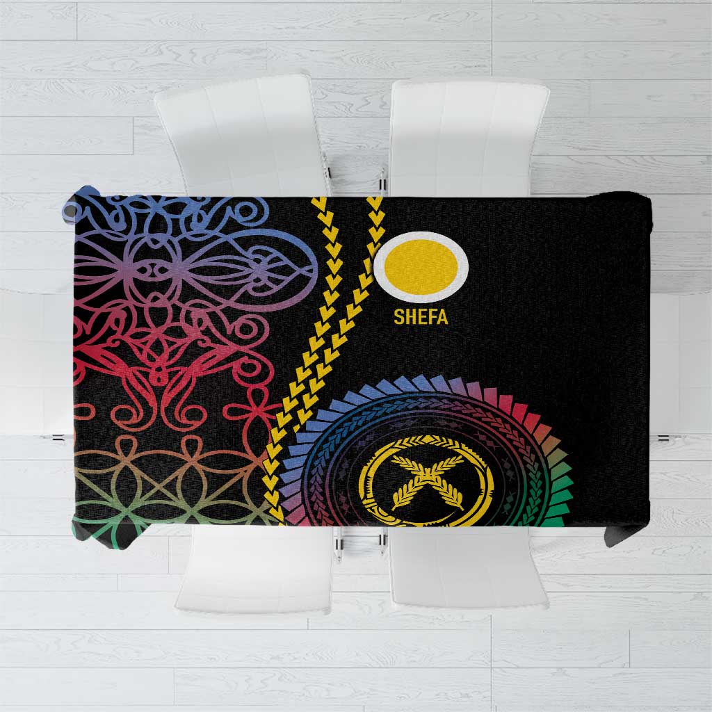 Proudly Ni-Van Sandroing Inspired Tablecloth Shefa Classic Style LT7 Colorful - Polynesian Pride