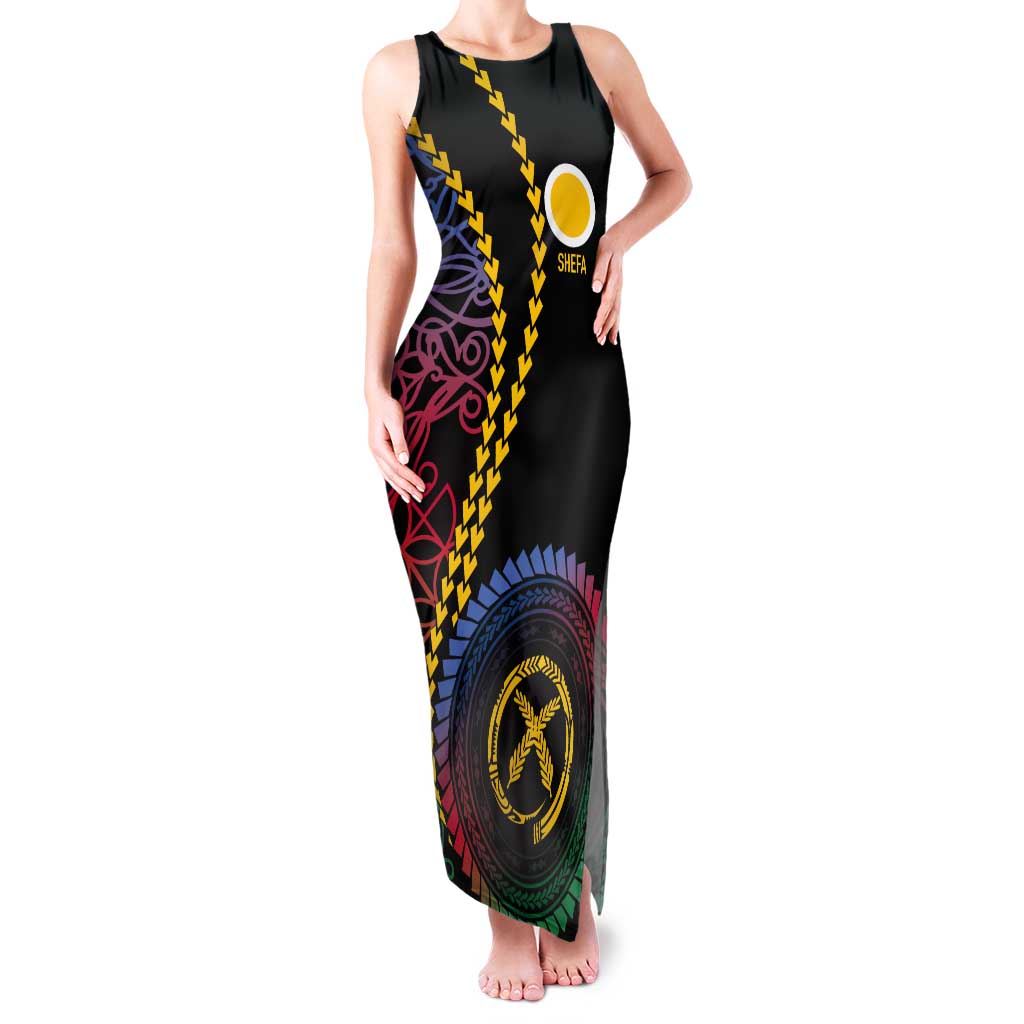Proudly Ni-Van Sandroing Inspired Tank Maxi Dress Shefa Classic Style