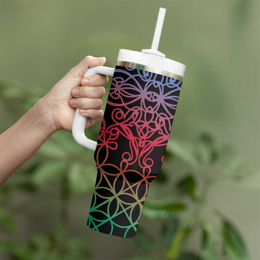 Proudly Ni-Van Sandroing Inspired Tumbler With Handle Shefa Classic Style LT7 - Polynesian Pride