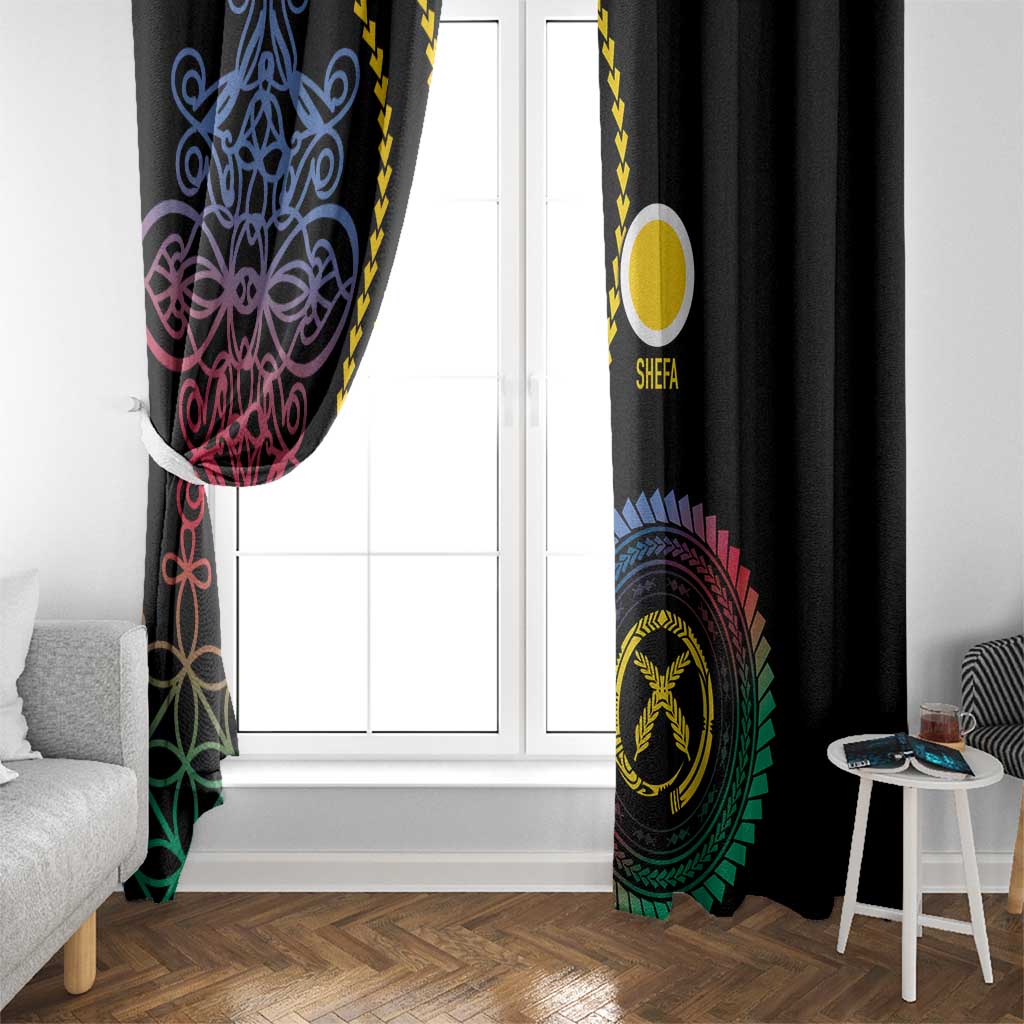 Proudly Ni-Van Sandroing Inspired Window Curtain Shefa Classic Style LT7 - Polynesian Pride