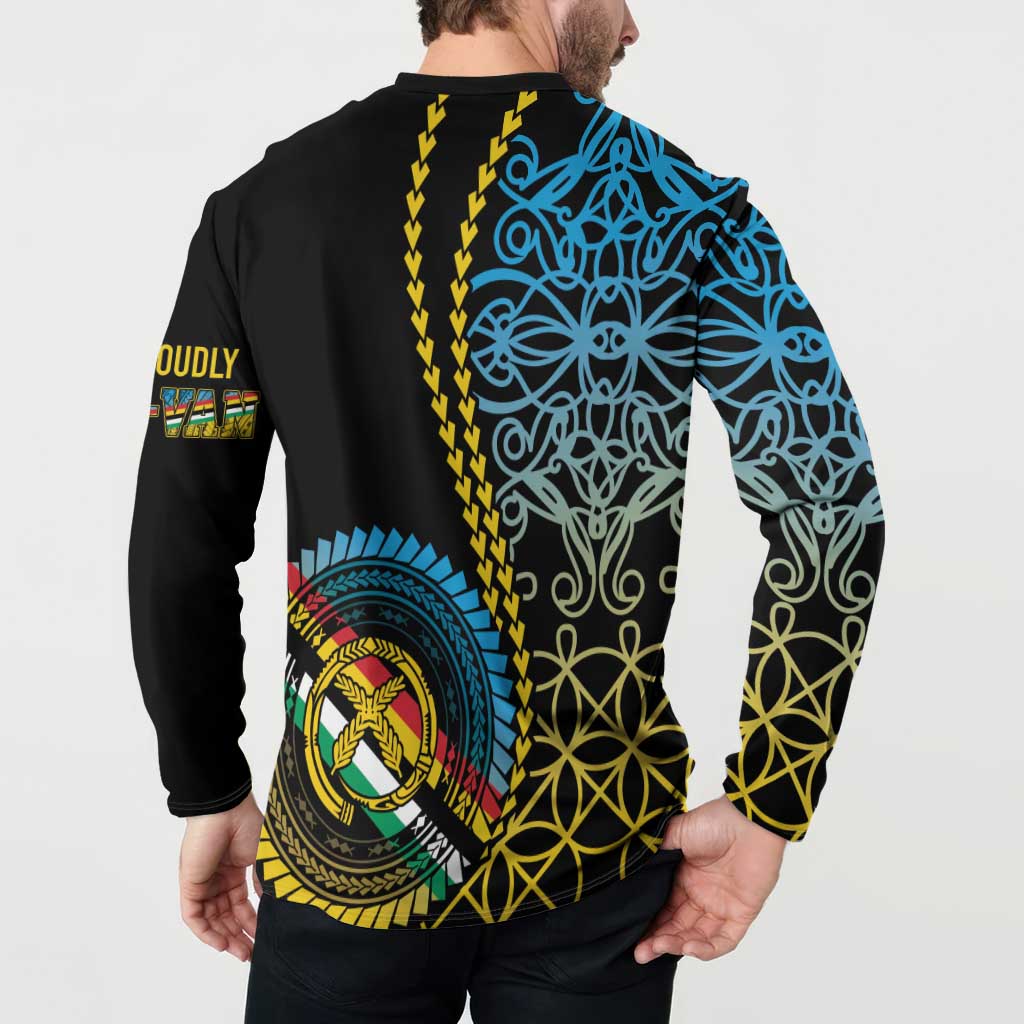 Proudly Ni-Van Sandroing Inspired Button Sweatshirt Torba Classic Style LT7 - Polynesian Pride