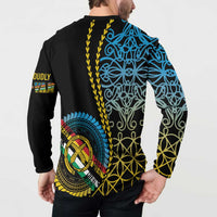 Proudly Ni-Van Sandroing Inspired Button Sweatshirt Torba Classic Style LT7 - Polynesian Pride