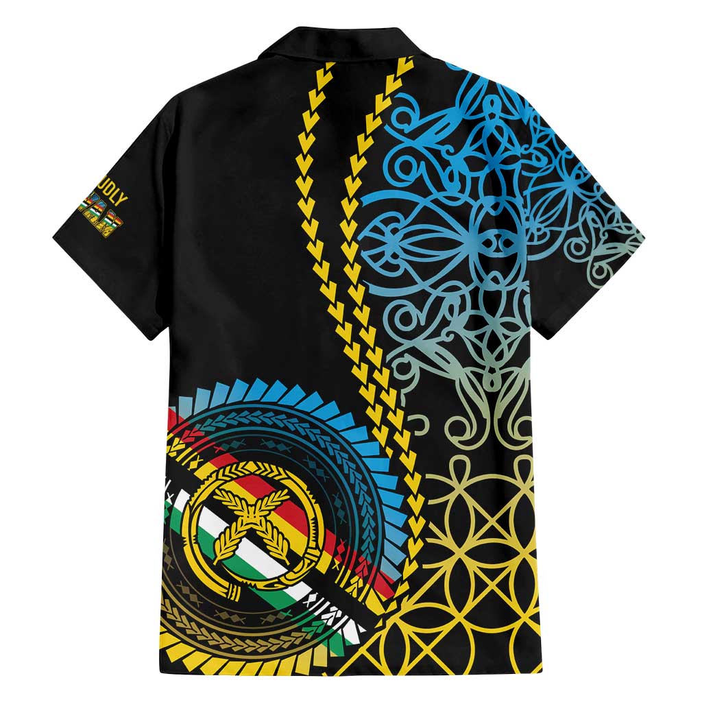 Proudly Ni-Van Sandroing Inspired Family Matching Long Sleeve Bodycon Dress and Hawaiian Shirt Torba Classic Style LT7 - Polynesian Pride