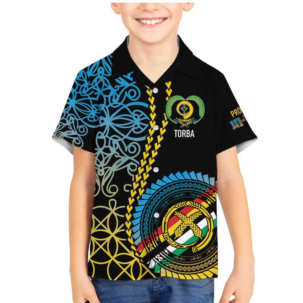Proudly Ni-Van Sandroing Inspired Family Matching Mermaid Dress and Hawaiian Shirt Torba Classic Style LT7 Son's Shirt Colorful - Polynesian Pride