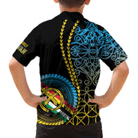 Proudly Ni-Van Sandroing Inspired Family Matching Off The Shoulder Long Sleeve Dress and Hawaiian Shirt Torba Classic Style