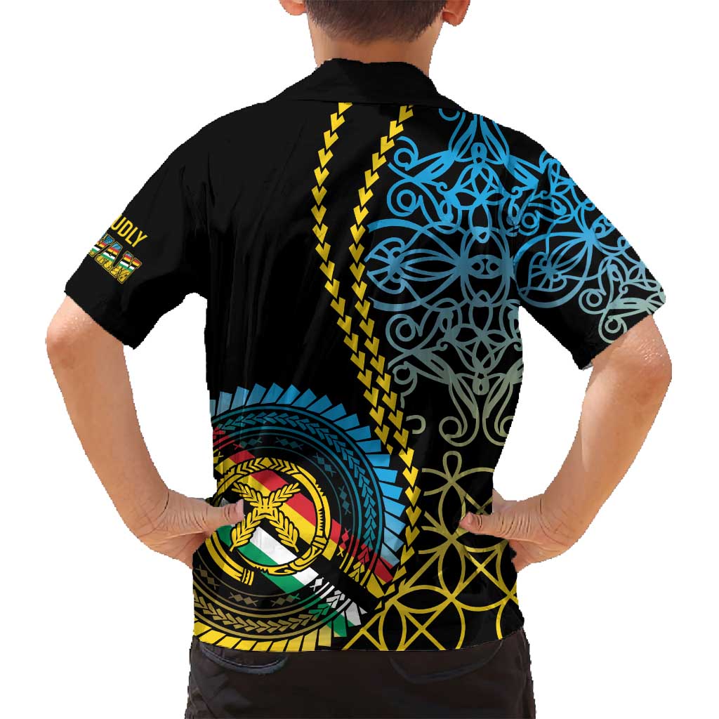 Proudly Ni-Van Sandroing Inspired Family Matching Puletasi and Hawaiian Shirt Torba Classic Style LT7 - Polynesian Pride