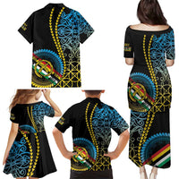 Proudly Ni-Van Sandroing Inspired Family Matching Puletasi and Hawaiian Shirt Torba Classic Style LT7 - Polynesian Pride