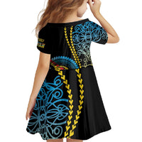 Proudly Ni-Van Sandroing Inspired Family Matching Summer Maxi Dress and Hawaiian Shirt Torba Classic Style LT7 - Polynesian Pride