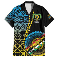 Proudly Ni-Van Sandroing Inspired Family Matching Tank Maxi Dress and Hawaiian Shirt Torba Classic Style LT7 Dad's Shirt - Short Sleeve Colorful - Polynesian Pride
