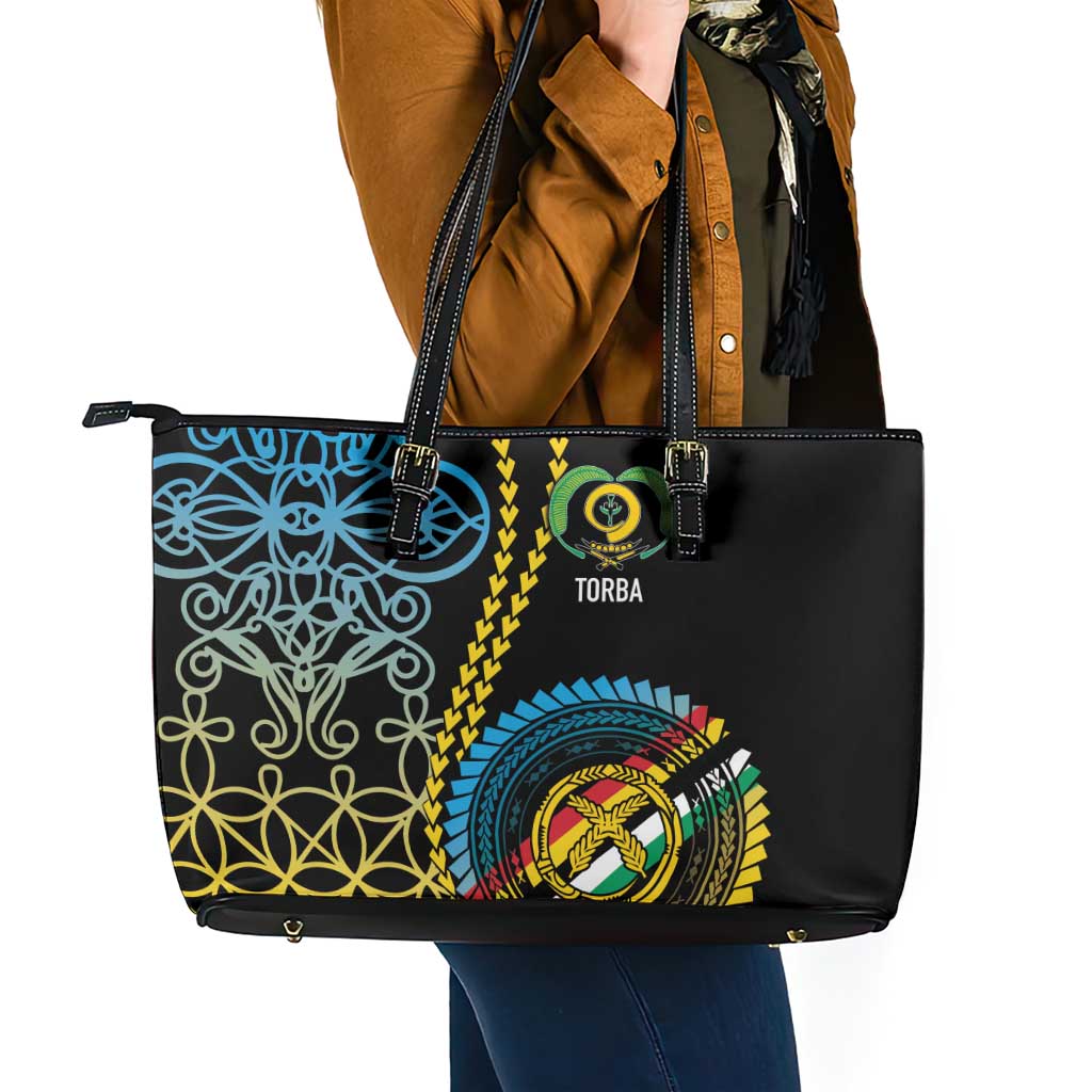 Proudly Ni-Van Sandroing Inspired Leather Tote Bag Torba Classic Style LT7 - Polynesian Pride