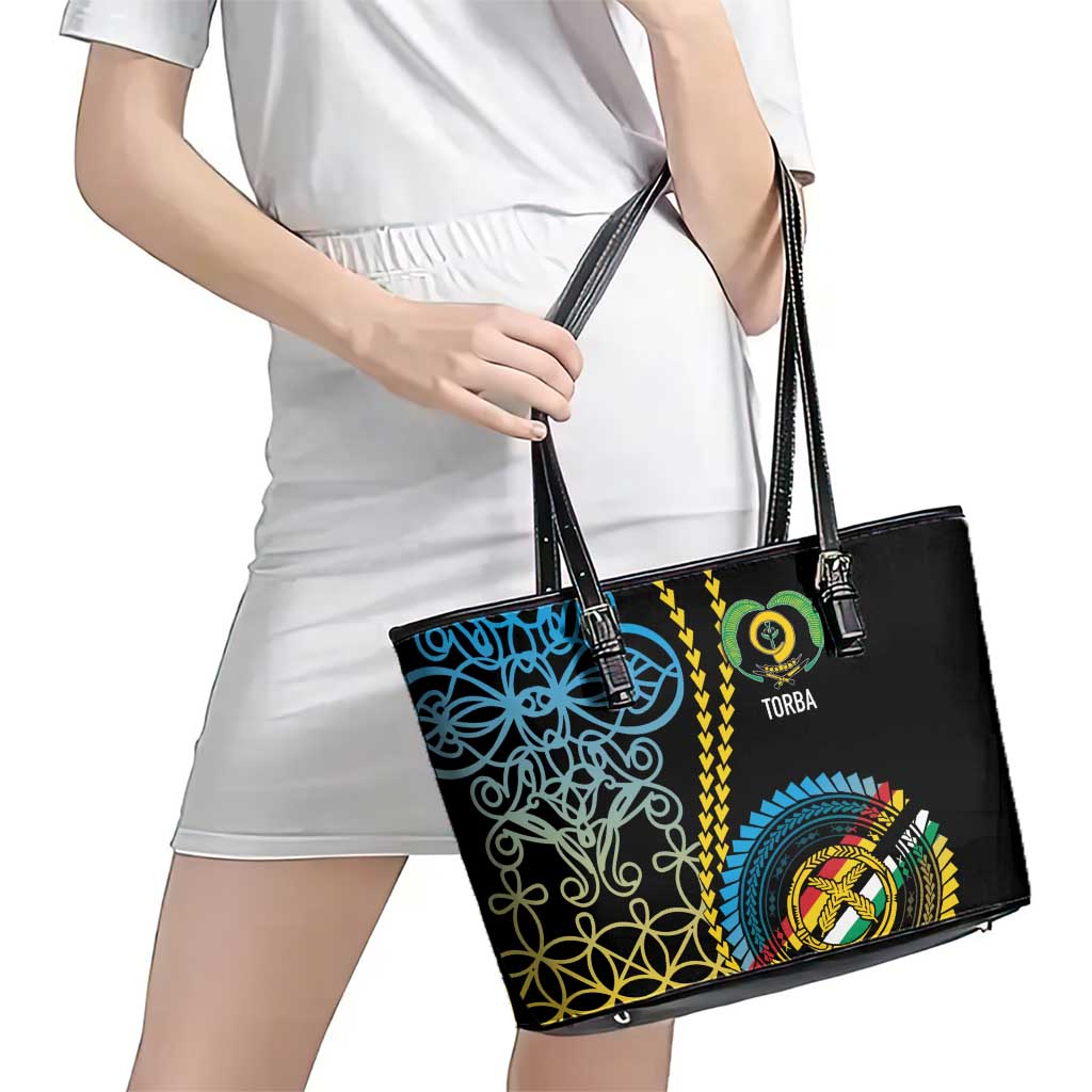 Proudly Ni-Van Sandroing Inspired Leather Tote Bag Torba Classic Style LT7 - Polynesian Pride