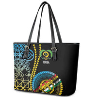 Proudly Ni-Van Sandroing Inspired Leather Tote Bag Torba Classic Style LT7 - Polynesian Pride