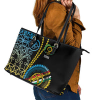 Proudly Ni-Van Sandroing Inspired Leather Tote Bag Torba Classic Style LT7 - Polynesian Pride