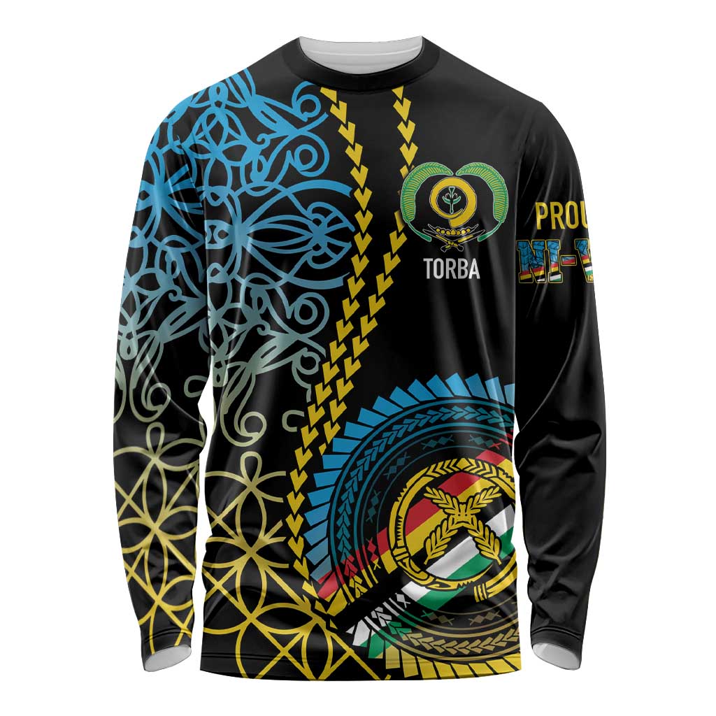 Proudly Ni-Van Sandroing Inspired Long Sleeve Shirt Torba Classic Style LT7 Unisex Colorful - Polynesian Pride