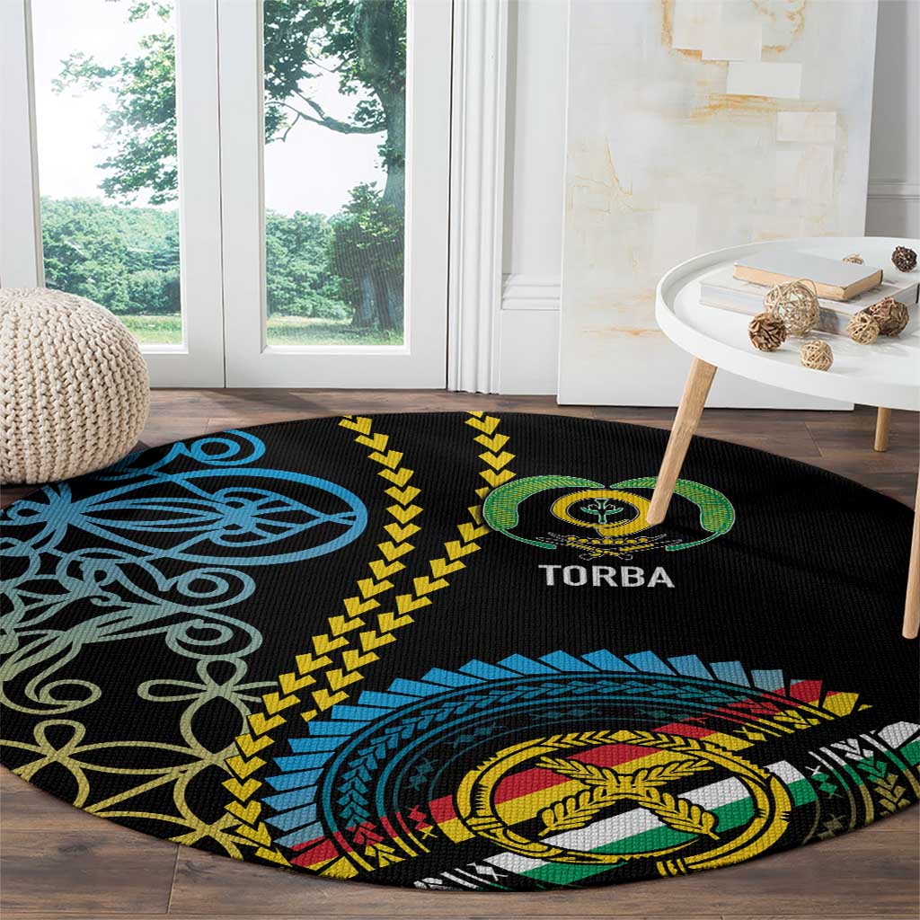 Proudly Ni-Van Sandroing Inspired Round Carpet Torba Classic Style