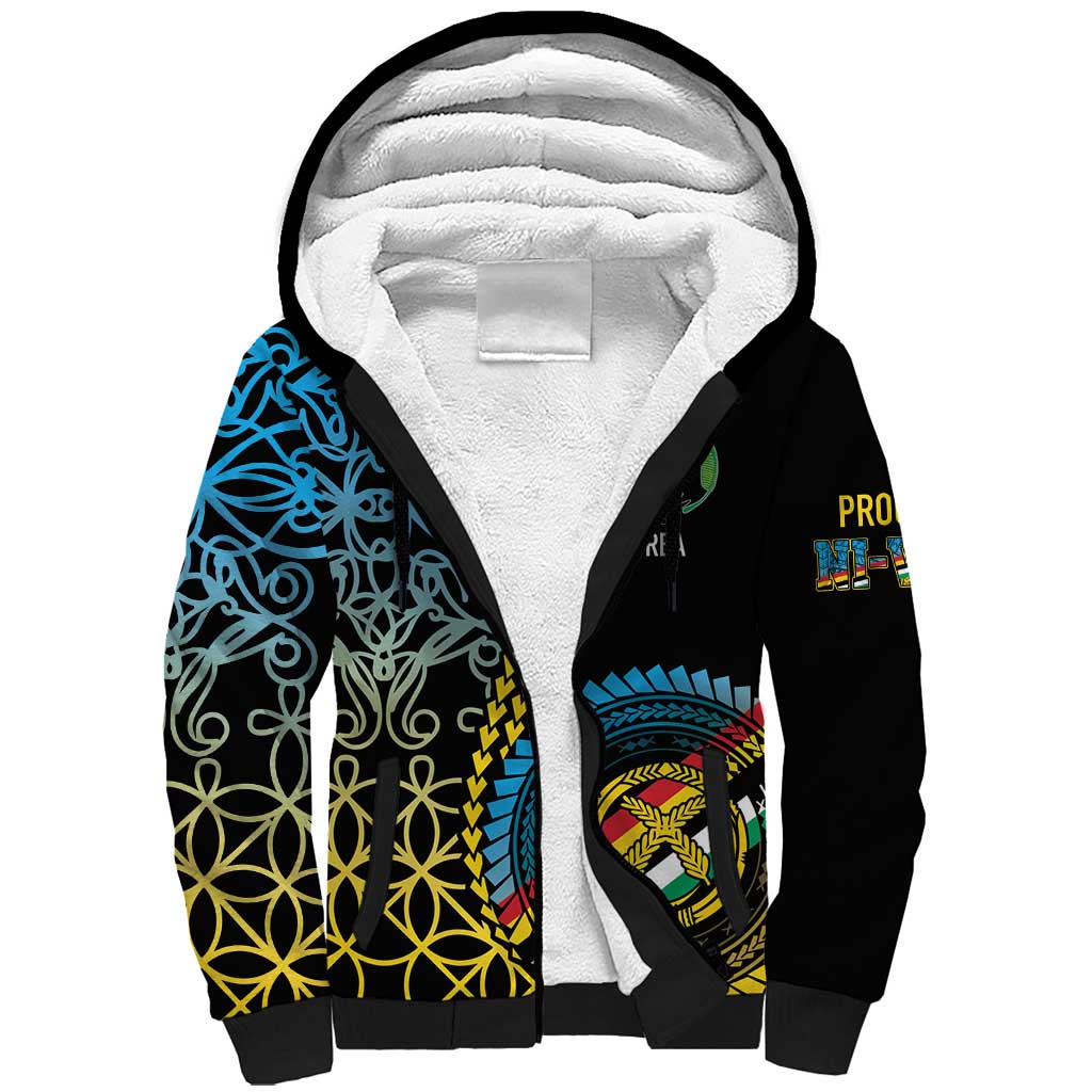 Proudly Ni-Van Sandroing Inspired Sherpa Hoodie Torba Classic Style