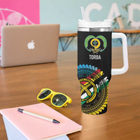 Proudly Ni-Van Sandroing Inspired Tumbler With Handle Torba Classic Style LT7 - Polynesian Pride