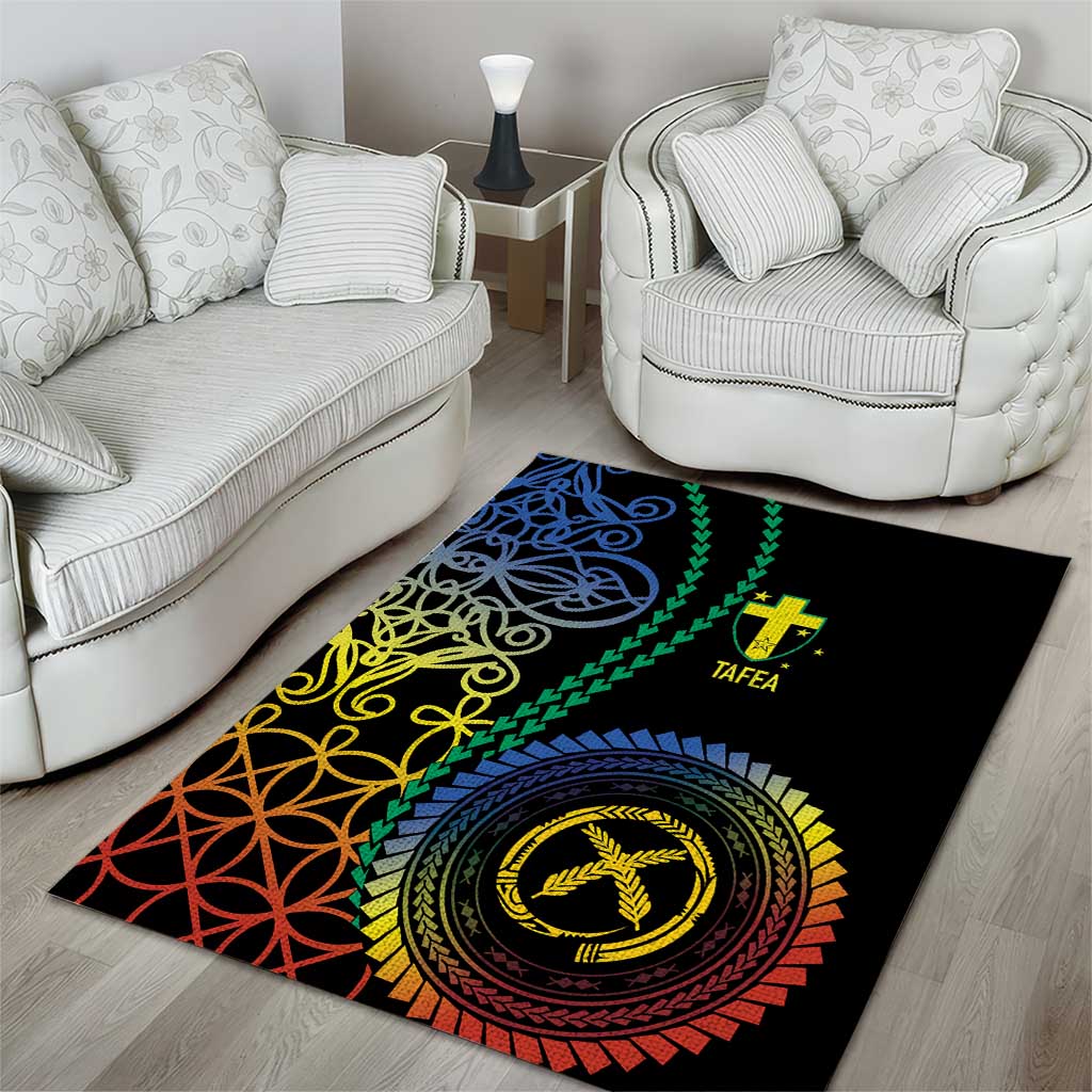 Proudly Ni-Van Sandroing Inspired Area Rug Tafea Classic Style LT7 - Polynesian Pride