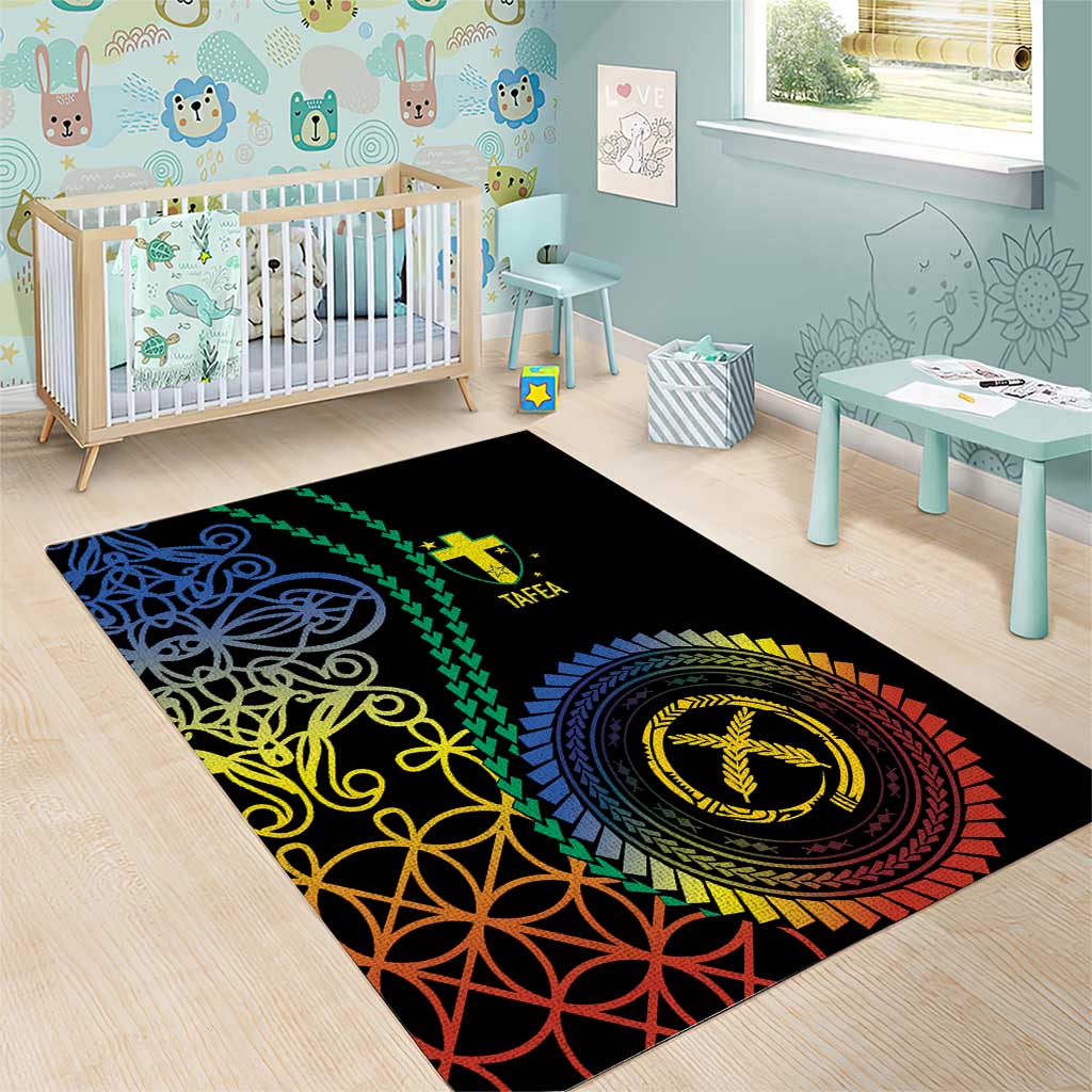 Proudly Ni-Van Sandroing Inspired Area Rug Tafea Classic Style LT7 - Polynesian Pride