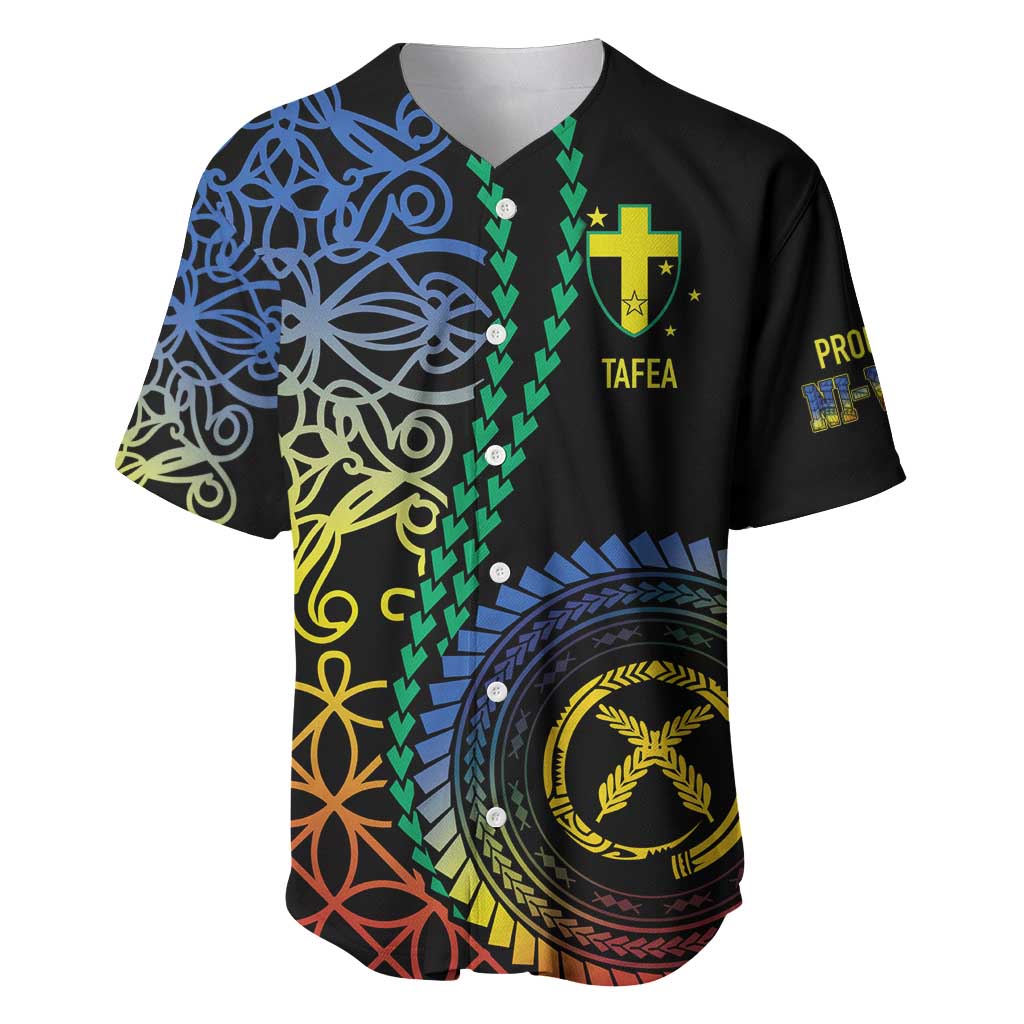 Proudly Ni-Van Sandroing Inspired Baseball Jersey Tafea Classic Style LT7 Colorful - Polynesian Pride