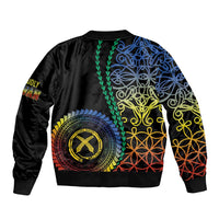 Proudly Ni-Van Sandroing Inspired Bomber Jacket Tafea Classic Style LT7 - Polynesian Pride