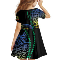 Proudly Ni-Van Sandroing Inspired Family Matching Long Sleeve Bodycon Dress and Hawaiian Shirt Tafea Classic Style