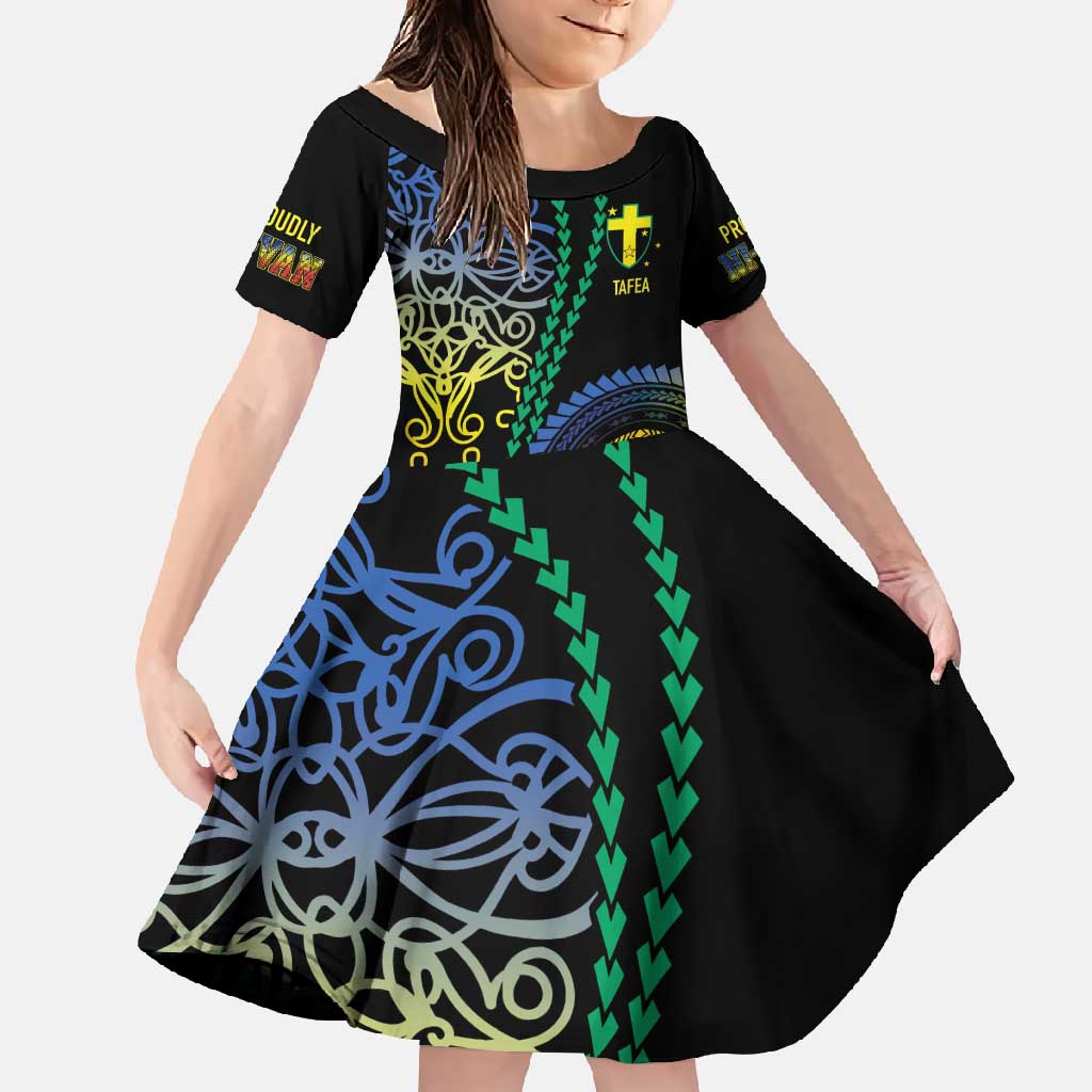 Proudly Ni-Van Sandroing Inspired Family Matching Off Shoulder Maxi Dress and Hawaiian Shirt Tafea Classic Style