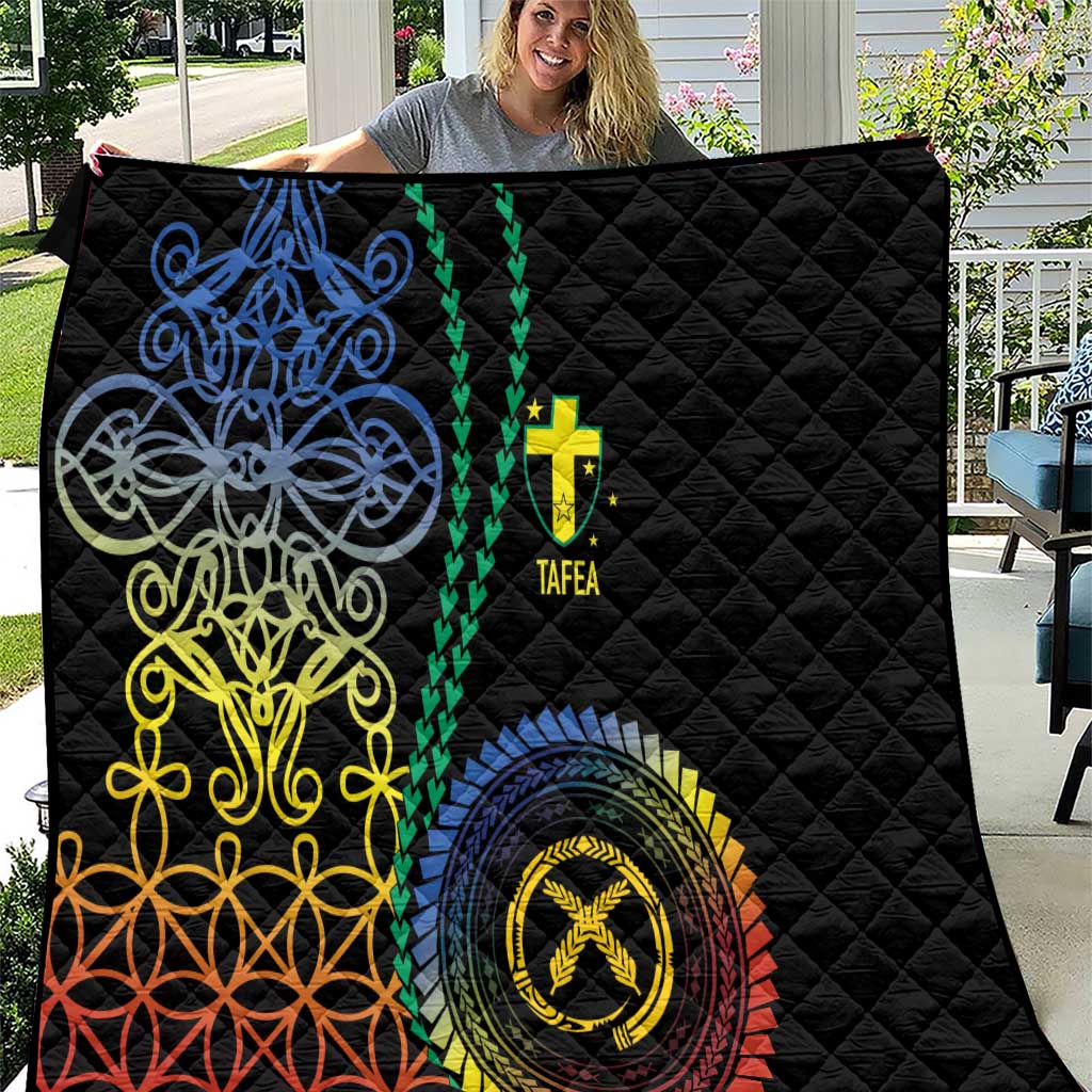 Proudly Ni-Van Sandroing Inspired Quilt Tafea Classic Style LT7 Colorful - Polynesian Pride
