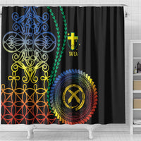 Proudly Ni-Van Sandroing Inspired Shower Curtain Tafea Classic Style