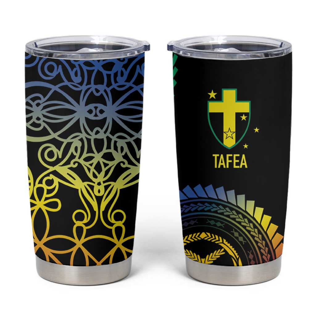 Proudly Ni-Van Sandroing Inspired Tumbler Cup Tafea Classic Style LT7 Colorful - Polynesian Pride