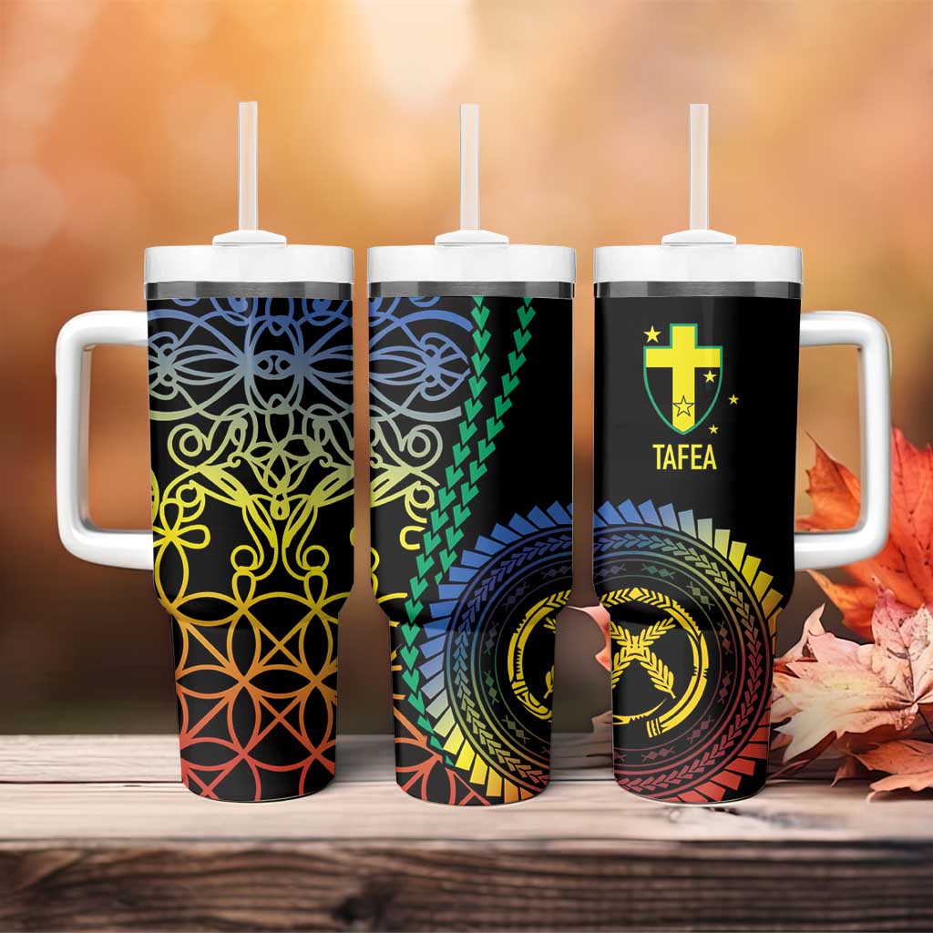 Proudly Ni-Van Sandroing Inspired Tumbler With Handle Tafea Classic Style LT7 - Polynesian Pride