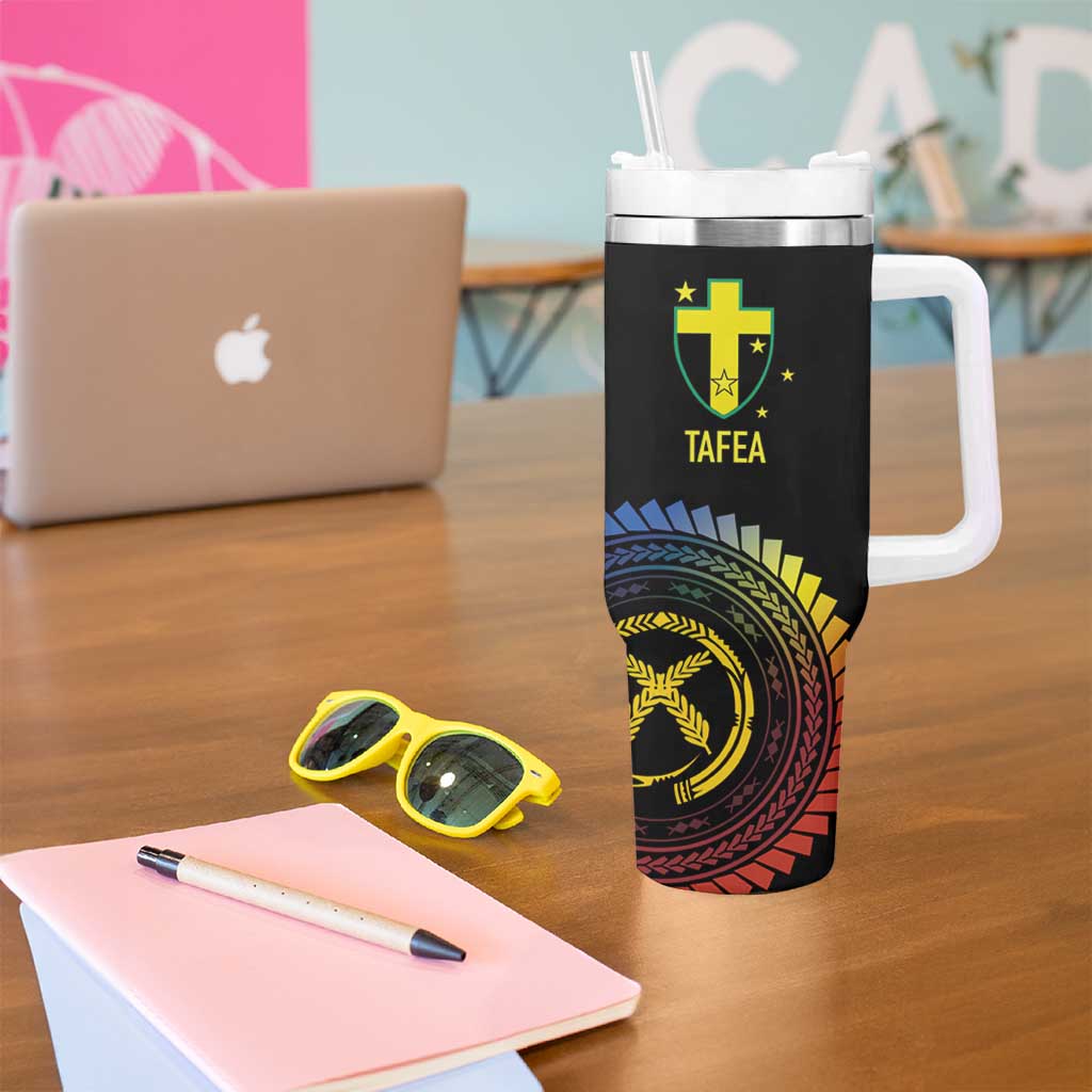Proudly Ni-Van Sandroing Inspired Tumbler With Handle Tafea Classic Style LT7 - Polynesian Pride