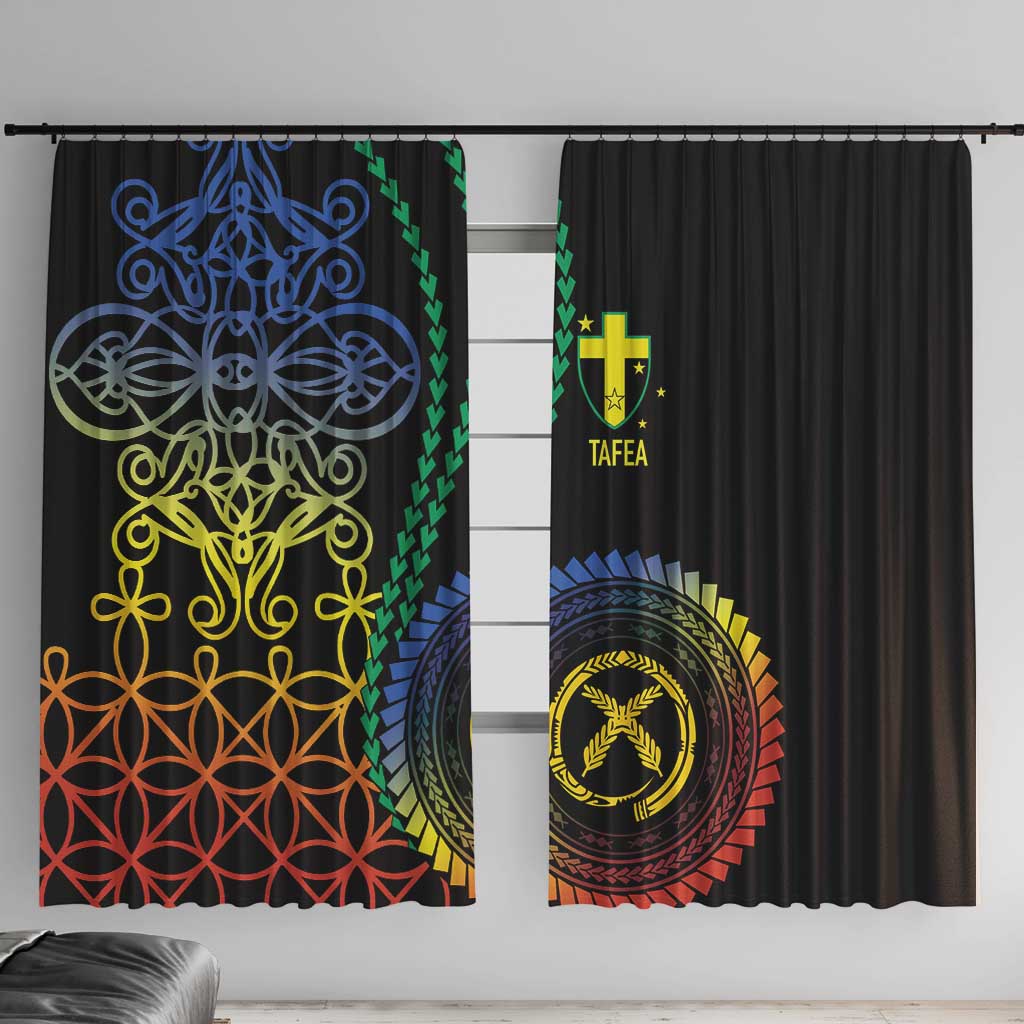 Proudly Ni-Van Sandroing Inspired Window Curtain Tafea Classic Style LT7 With Hooks Colorful - Polynesian Pride
