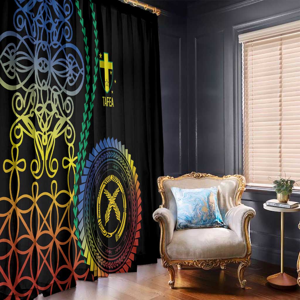 Proudly Ni-Van Sandroing Inspired Window Curtain Tafea Classic Style LT7 - Polynesian Pride