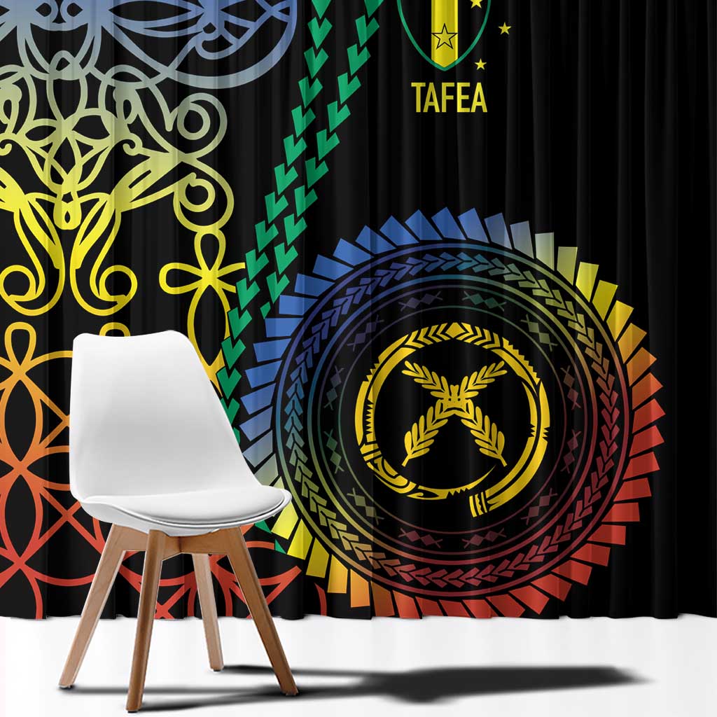 Proudly Ni-Van Sandroing Inspired Window Curtain Tafea Classic Style LT7 - Polynesian Pride