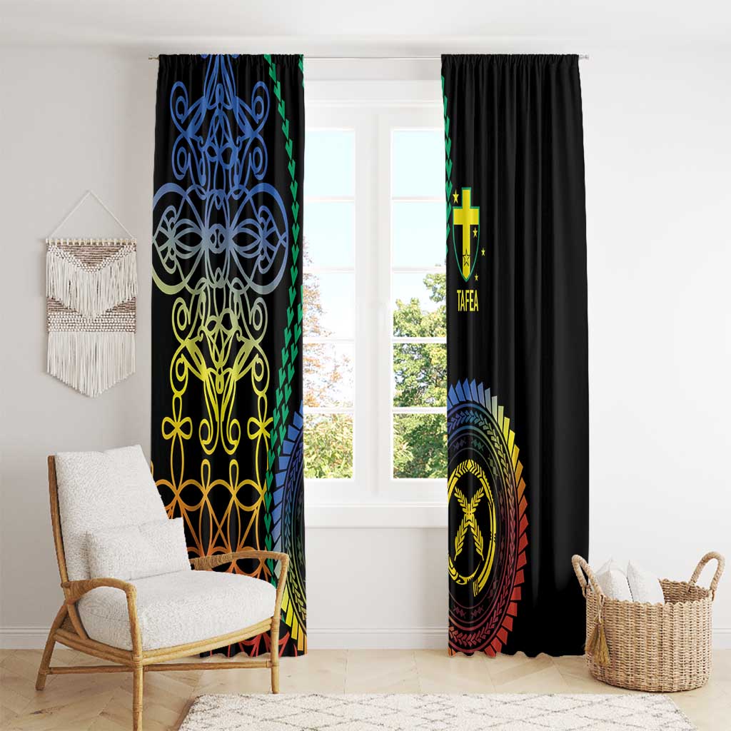 Proudly Ni-Van Sandroing Inspired Window Curtain Tafea Classic Style LT7 - Polynesian Pride