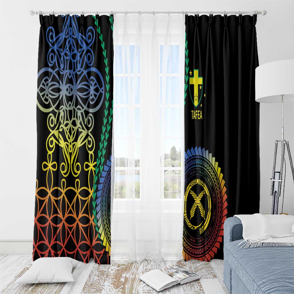 Proudly Ni-Van Sandroing Inspired Window Curtain Tafea Classic Style LT7 - Polynesian Pride