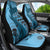 Bula Fiji Car Seat Cover Shark Tail Turquoise Masi Tapa