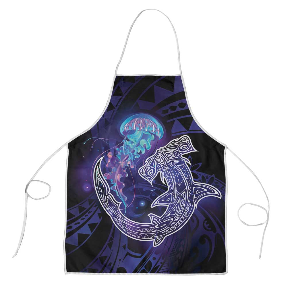 Polynesian Aumakua Apron Jellyfish with Shark - Polynesian Pride
