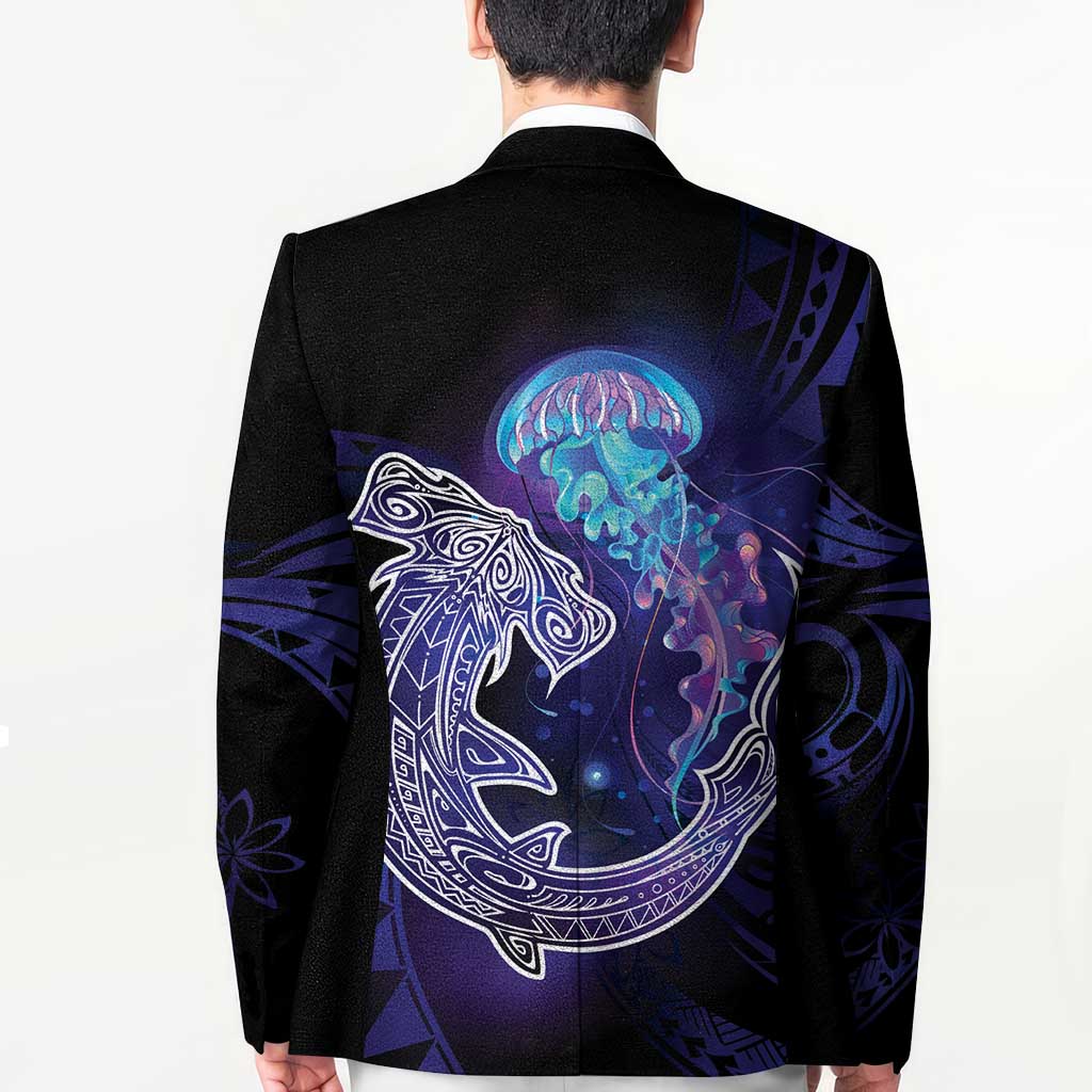 Polynesian Aumakua Blazer Jellyfish with Shark - Polynesian Pride