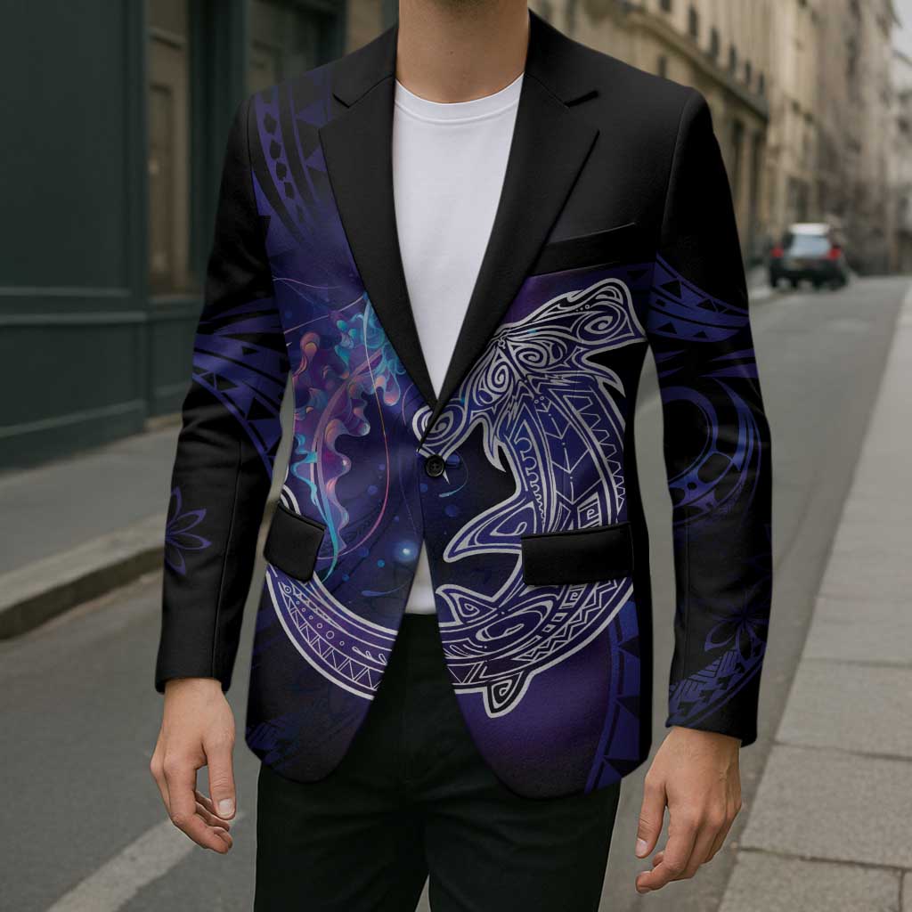 Polynesian Aumakua Blazer Jellyfish with Shark - Polynesian Pride