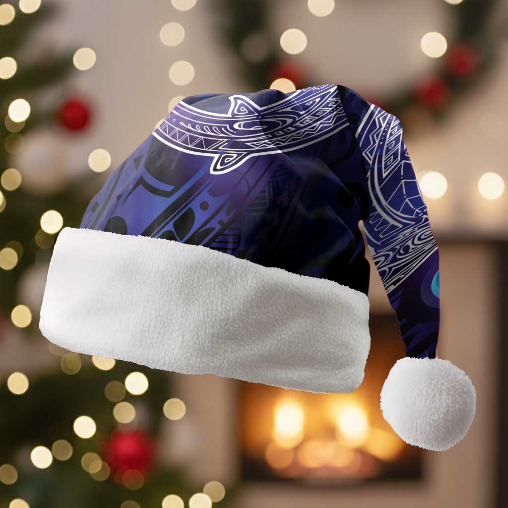 Polynesian Aumakua Christmas Santa Hat Jellyfish with Shark - Polynesian Pride