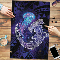 Polynesian Aumakua Puzzle Jellyfish with Shark - Polynesian Pride