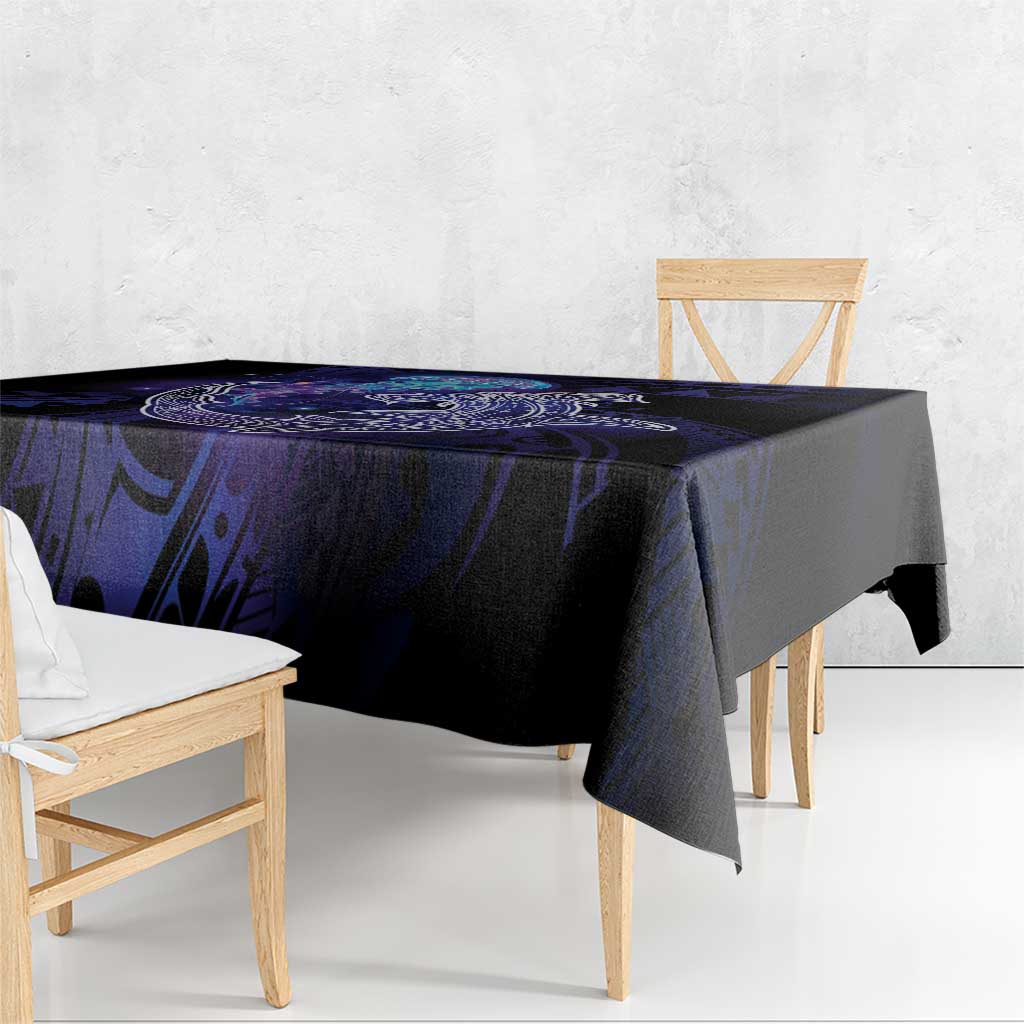 Polynesian Aumakua Tablecloth Jellyfish with Shark - Polynesian Pride
