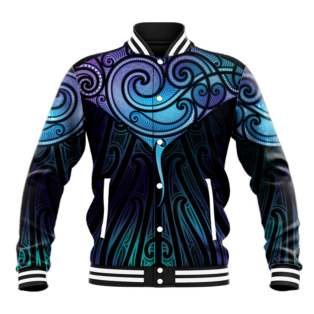 Aotearoa Maori Te Whai Rahi Baseball Jacket Tala - Nowhere You Could Go That I Won't Be With You - Polynesian Pride
