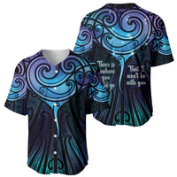 Aotearoa Maori Te Whai Rahi Baseball Jersey Tala - Nowhere You Could Go That I Won't Be With You LT7 - Polynesian Pride