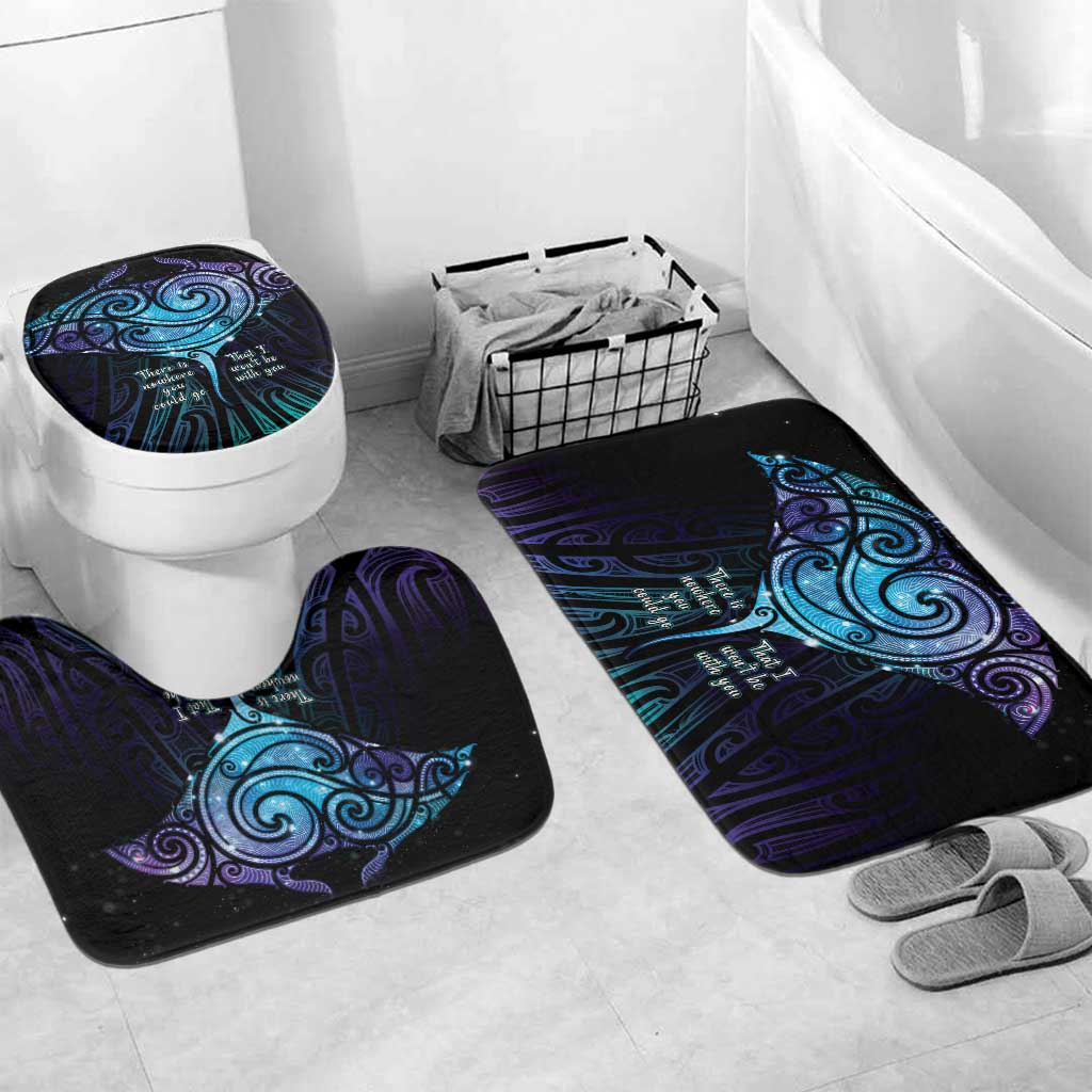 Aotearoa Maori Te Whai Rahi Bathroom Set Tala - Nowhere You Could Go That I Won't Be With You - Polynesian Pride