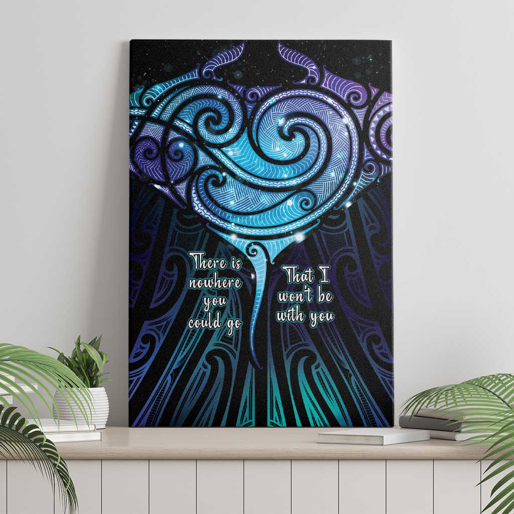 Aotearoa Maori Te Whai Rahi Canvas Wall Art Tala - Nowhere You Could Go That I Won't Be With You LT7 - Polynesian Pride