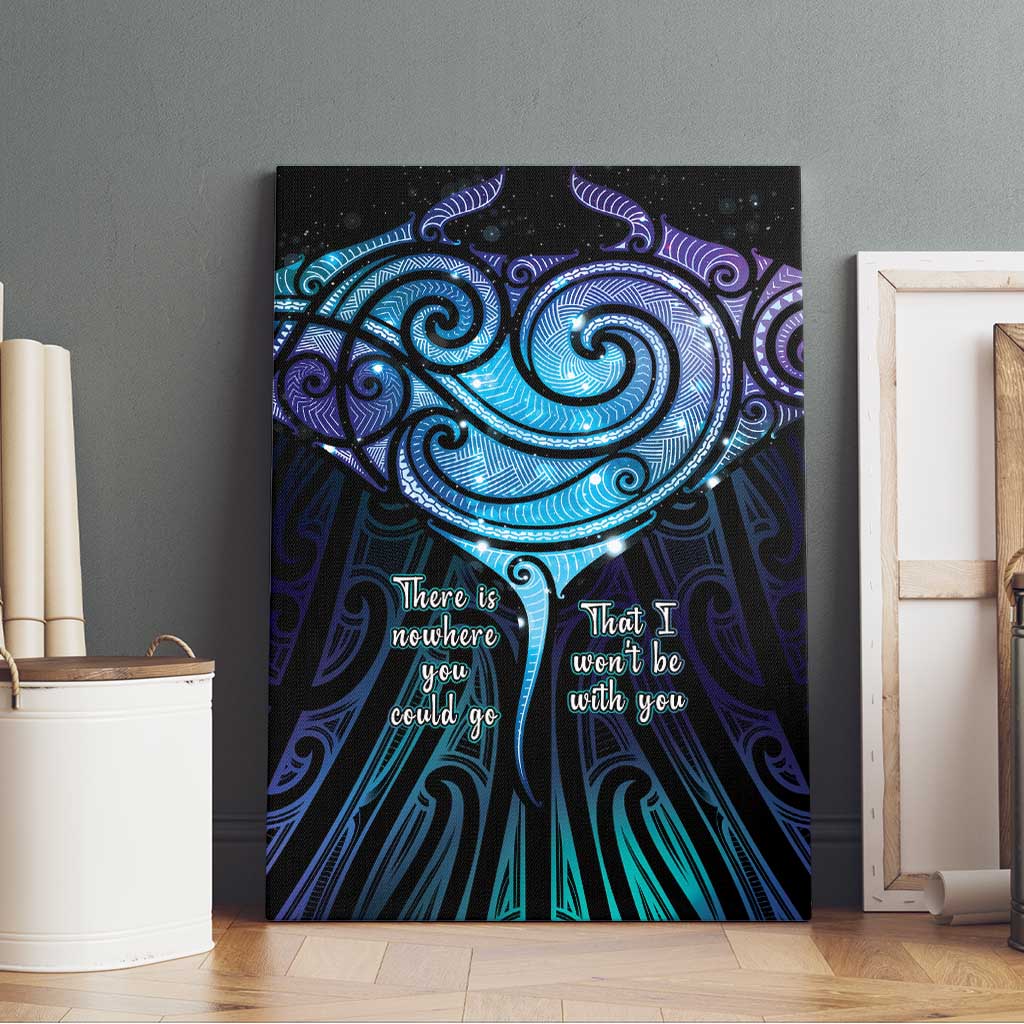 Aotearoa Maori Te Whai Rahi Canvas Wall Art Tala - Nowhere You Could Go That I Won't Be With You LT7 - Polynesian Pride